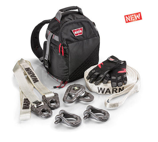 WARN 97565 Winch Winching Epic Recovery Kit Snatch Block Clevis D Shackle Strap