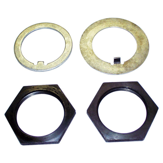 Crown Automotive A867K Axle Spindle Nut And Washer Kit; For 66-68 Jeep CJ5A