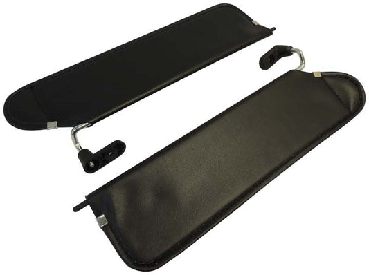 Crown Automotive RT52001 Sun Visor Set - Black For 03-06 Jeep Wrangler TJ
