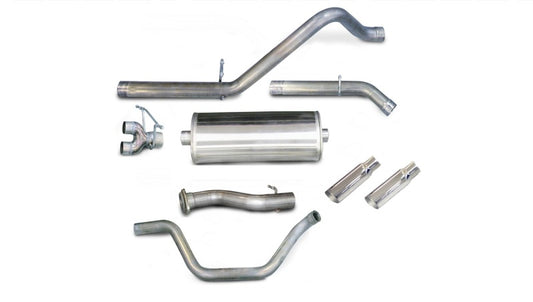 CORSA Sport / 3.0 in DRE Cat-Back 4.0 in Single Tips | Silverado/Sierra 4.8/5.3/6.0L 07-08 (24199)