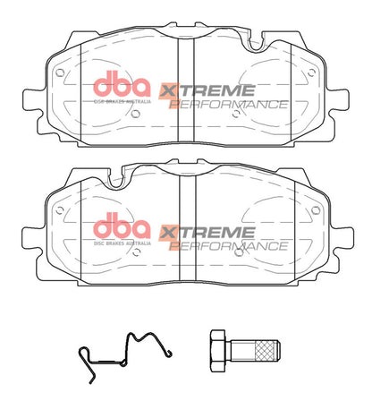 DBA Front XP Performance Brake Pads w/375mm Front Rotor | Audi A8 Quattro (19-21) (DB15030XP)