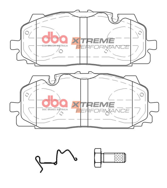 DBA Front XP Performance Brake Pads w/375mm Front Rotor | Audi A8 Quattro (19-21) (DB15030XP)