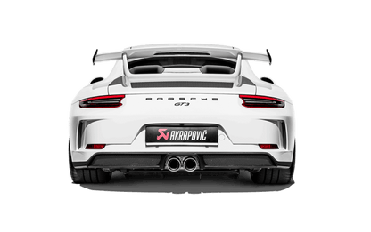 Akrapovic Porsche 911 GT3 (991.2) Slip-On Race Line (Titanium) w/Titanium Tail Pipe Set