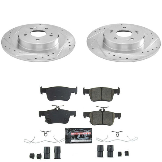 PowerStop 21-25 Acura TLX Rear Z23 Evolution Brake Kit (K8774)