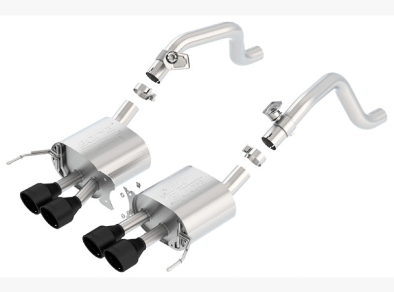 Borla Axle-Back Exhaust System - ATAK | 2014-2019 Chevrolet Corvette 6.2L (11863)