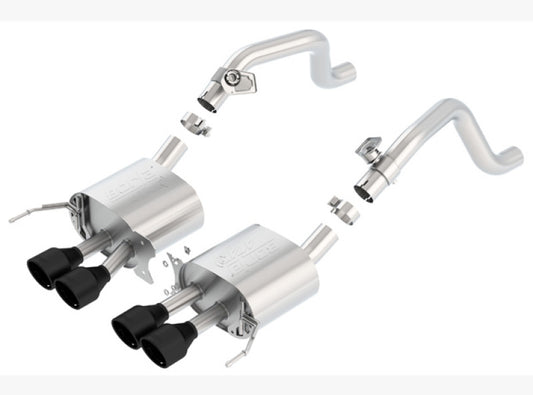 Borla Axle-Back Exhaust System - ATAK | 2014-2019 Chevrolet Corvette 6.2L (11863)