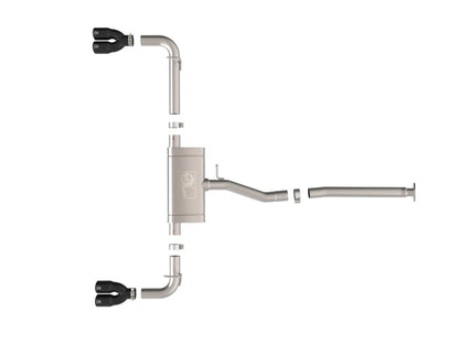 aFe 2.5L SS-304 Cat-Back Exhaust w/ Black Tips | Lexus NX250 (22-25) (49-36084-B)