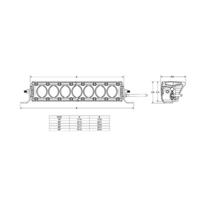 Rigid Industries Revolve Pod w/Amber Trim Ring - Pair