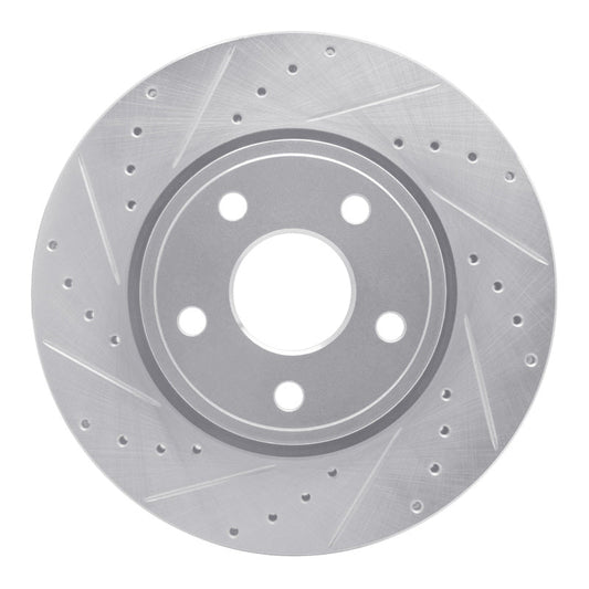 DFC D&S Silver Brake Rotor (FRONT LEFT): Dodge Durango (11-22)