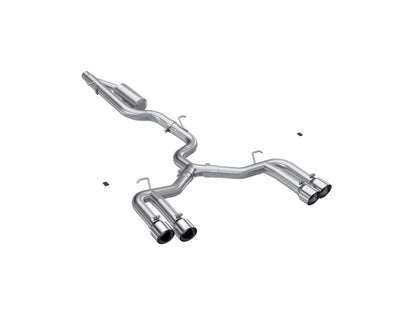 MBRP Armor Pro 3in Cat-Back Quad Split Rear Exhaust | Audi S3 (22-24) (S4620304)