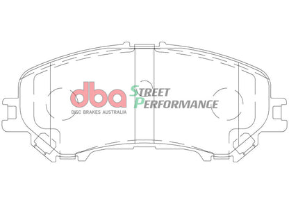 DBA SP Performance Front Brake Pads | Nissan Rogue Sport (14-22) (DB2345SP)