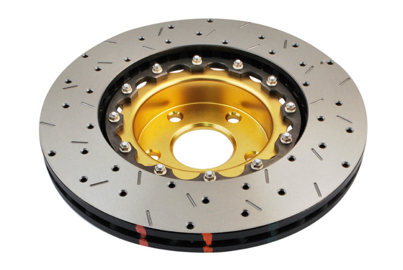 DBA D&S 5000 Series Rotor w/ Gold Hat | Subaru WRX (02-10) / FR-S / BRZ (13+) (DBA5010GLDXS)