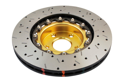DBA D&S 5000 Series Rotor w/ Gold Hat | Subaru WRX (02-10) / FR-S / BRZ (13+) (DBA5010GLDXS)