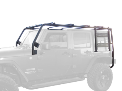 Body Armor 4x4 JK-711 Roof Rack Frame Kit for 2007-18 Jeep Wrangler JK 2/4-Door