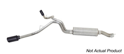 Gibson Black Elite Cat-Back Exhaust | Chevrolet Silverado/GMC Sierra 1500 4.3L-5.3L Crew Cab (19-23) (65712B)