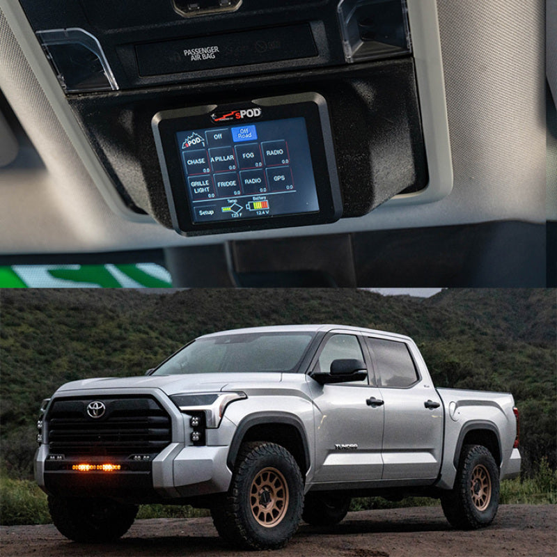 sPOD 870089 Touchscreen BantamX Vehicle Kit for 22+ Toyota Tundra