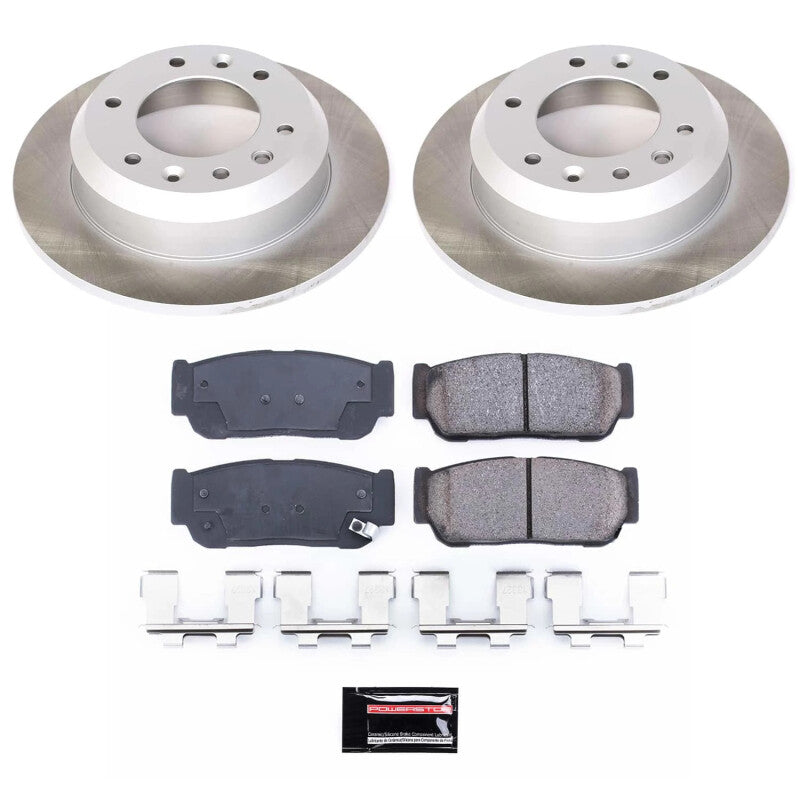 PowerStop Rear Semi-Coated Rotor Kit | 2006 Kia Sedona (SC5907)