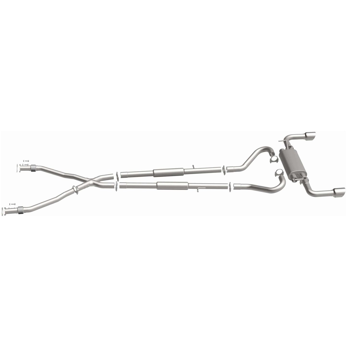 BRExhaust 2014-2023 INFINITI Q50 Direct-Fit Replacement Exhaust System