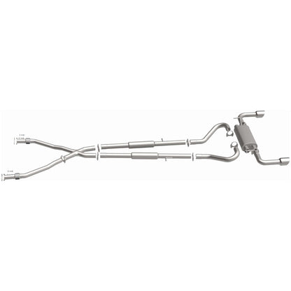 BRExhaust 2014-2023 INFINITI Q50 Direct-Fit Replacement Exhaust System