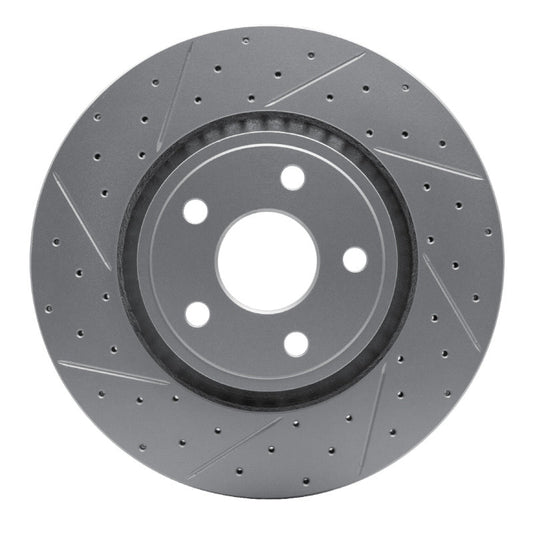DFC Front Left D&S Geoperformance Rotor: Dodge Durango 3.6L / 3.9L (11-25)