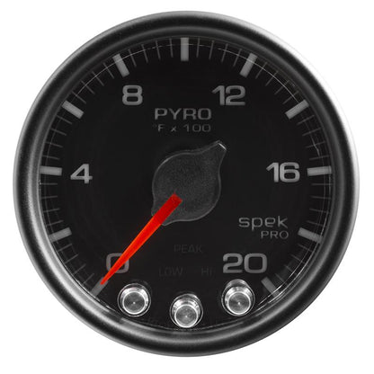 Autometer Spek-Pro 2 & 1/16" Pyro. (EGT) Gauge 0-2000F