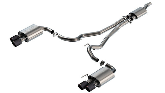 Borla CF BA S-Type Catback Exhaust | Ford Mustang 24 (140981CFBA) (140981CFBA)