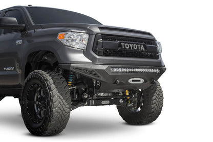 Addictive Desert Designs 2014+ Toyota Tundra Stealth Fighter Front Bumper w/Winch Mount & Sensors