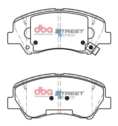 DBA Street Series Front Brake Pads | Hyundai Accent (12-17) (DB2272SS)
