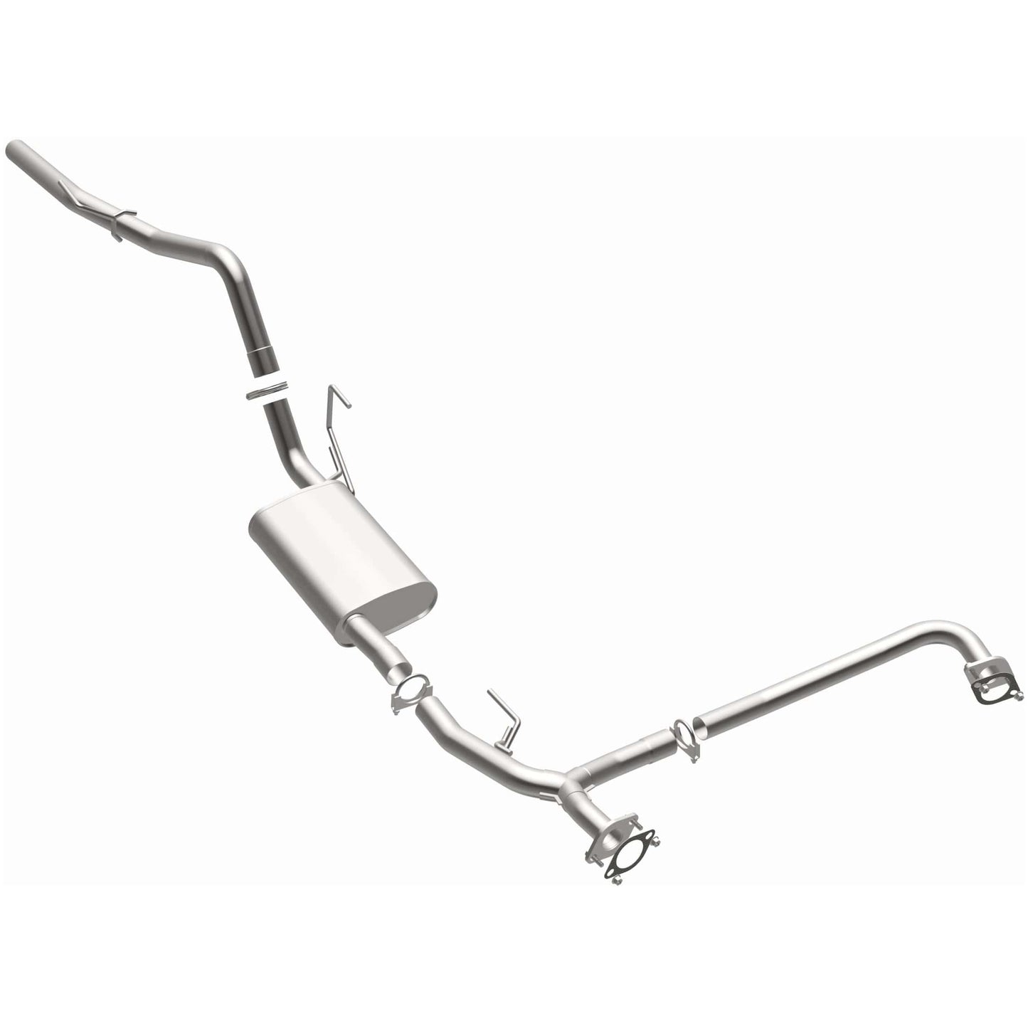 BRExhaust 2005-2014 Nissan Xterra 4.0L Direct-Fit Replacement Exhaust System