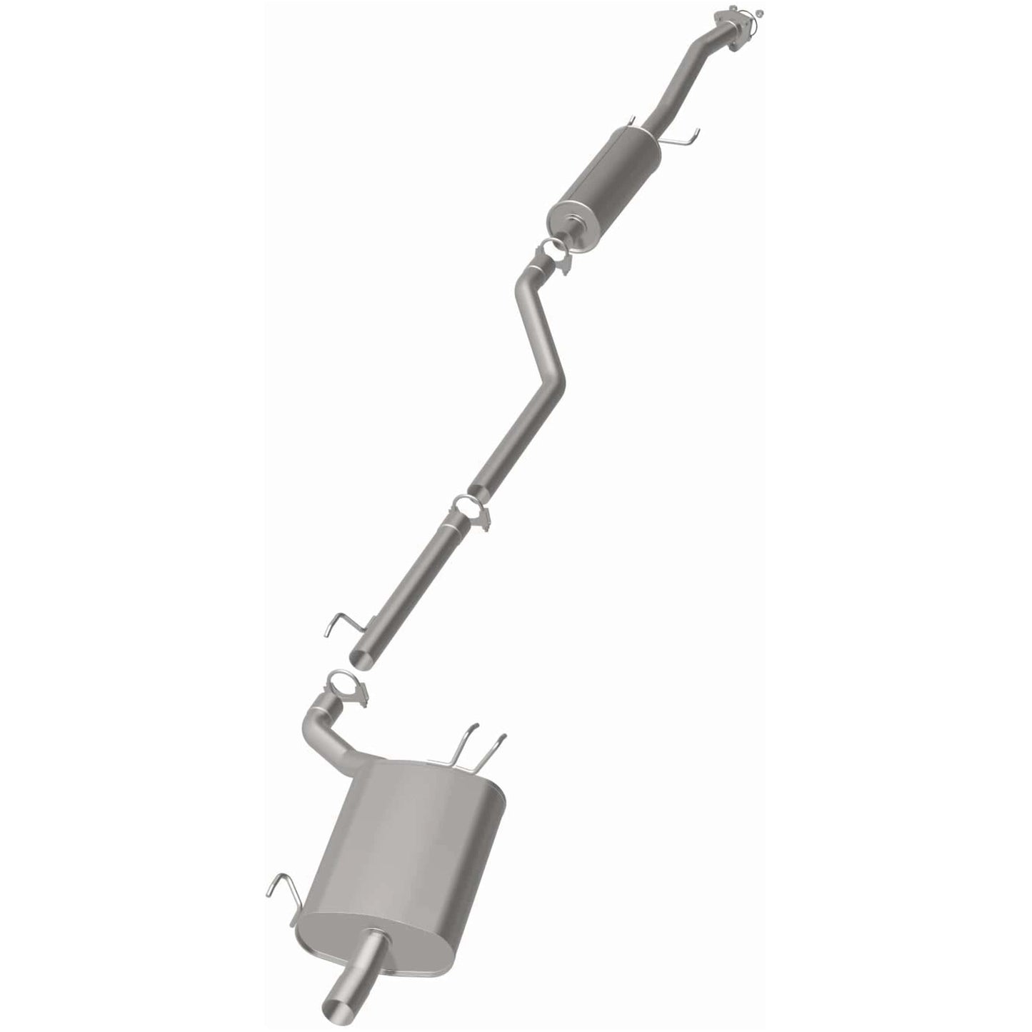 BRExhaust 2008-2012 Honda Accord 2.4L Direct-Fit Replacement Exhaust System