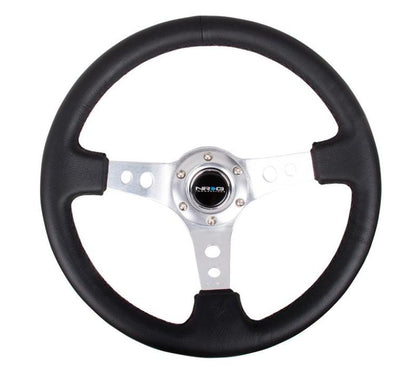 NRG RST-006 Sport Steering Wheels - 350mm x 3" Deep - Premium Leather