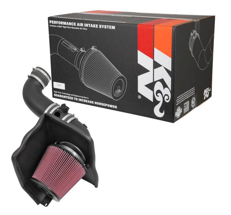 K&N 57-3087 15+ Chevy Silverado/GMC Sierra 2500/3500HD 6.6L V8 Intake Kit
