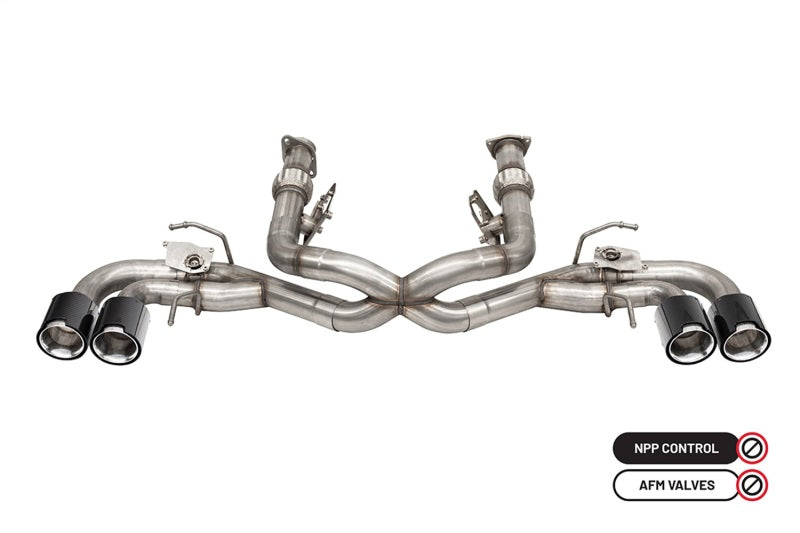 CORSA 3.0 in Cat-Back 4.5 in CF Tips | Corvette C8 20-23 (w/ NPP) (21105CFBLK)