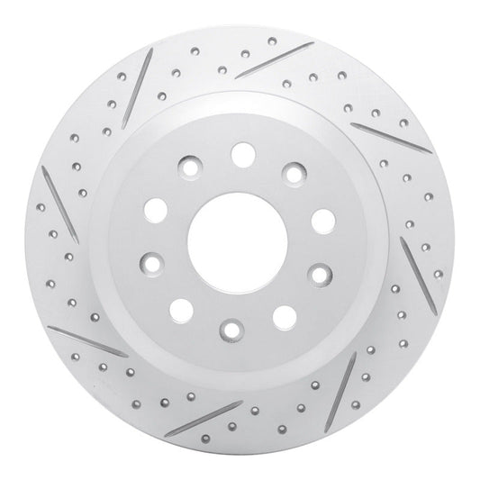 DFC Rear Left D&S Geoperformance Rotor (REAR): Jeep Wrangler (18-25)