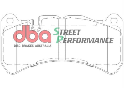 DBA SP500 Front Street Performance Front Brake Pads | Mercedes-Benz SLK55 AMG (08-10) (DB1845SP)