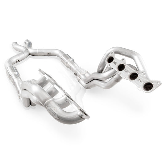 Stainless Works 1-7/8in Primaries High-Flow Cats 3in X-Pipe | Mustang GT (11-14) (M11HDRCATX)
