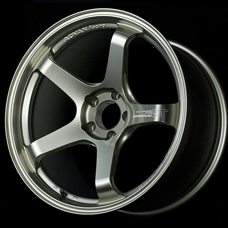 (set of 4) Advan GT Beyond Racing Sand Metallic | 19x10.5" +24mm | 5x114.3mm Wheels