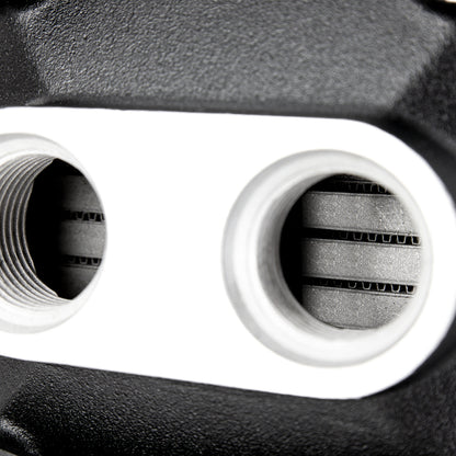 Mishimoto Universal Air-To-Water Intercooler Dual Pass (1000hp) - Opposite Side Inlet/Outlet