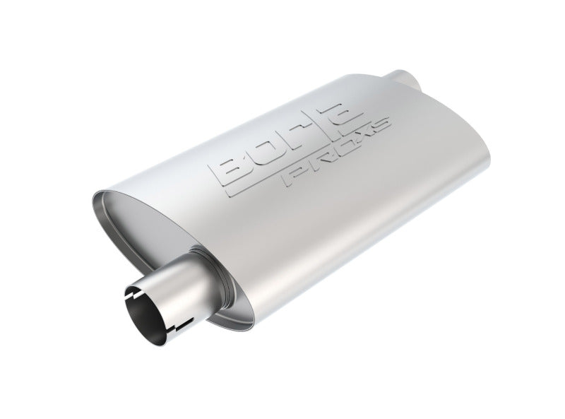 Borla Pro-XS Oval Muffler | Universal 2.25in Inlet/Outlet Offset (400489)