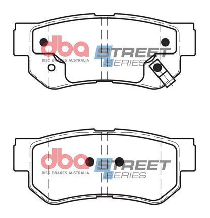 DBA Street Series Rear Brake Pads | Hyundai Elantra (07-09) (DB1451SS)