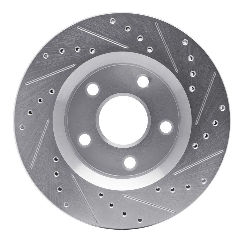 DFC D&S Silver Brake Rotor (FRONT LEFT): Jeep Wrangler 2007-18