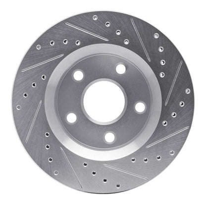 DFC D&S Silver Brake Rotor (FRONT LEFT): Jeep Wrangler 2007-18
