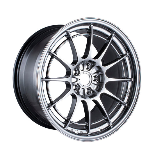 Enkei NT03+M 18x9.5 +40 5x108 Hyper Silver-WheelFlip