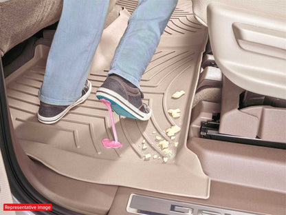 WeatherTech 2013+ Toyota 4Runner Front FloorLiner HP - Tan