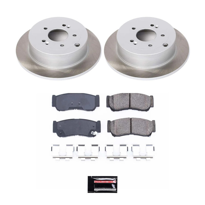 PowerStop 07-09 Hyundai Santa Fe Rear Semi-Coated Rotor Kit (SC4694)