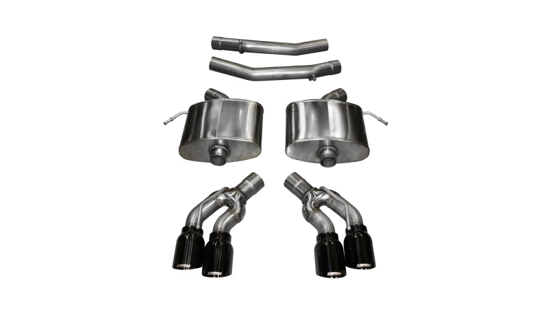 Corsa Sport Axle-Back w/ 4.0" Quad Tips | 2016-2017 Cadillac CTS-V Sedan (14357)