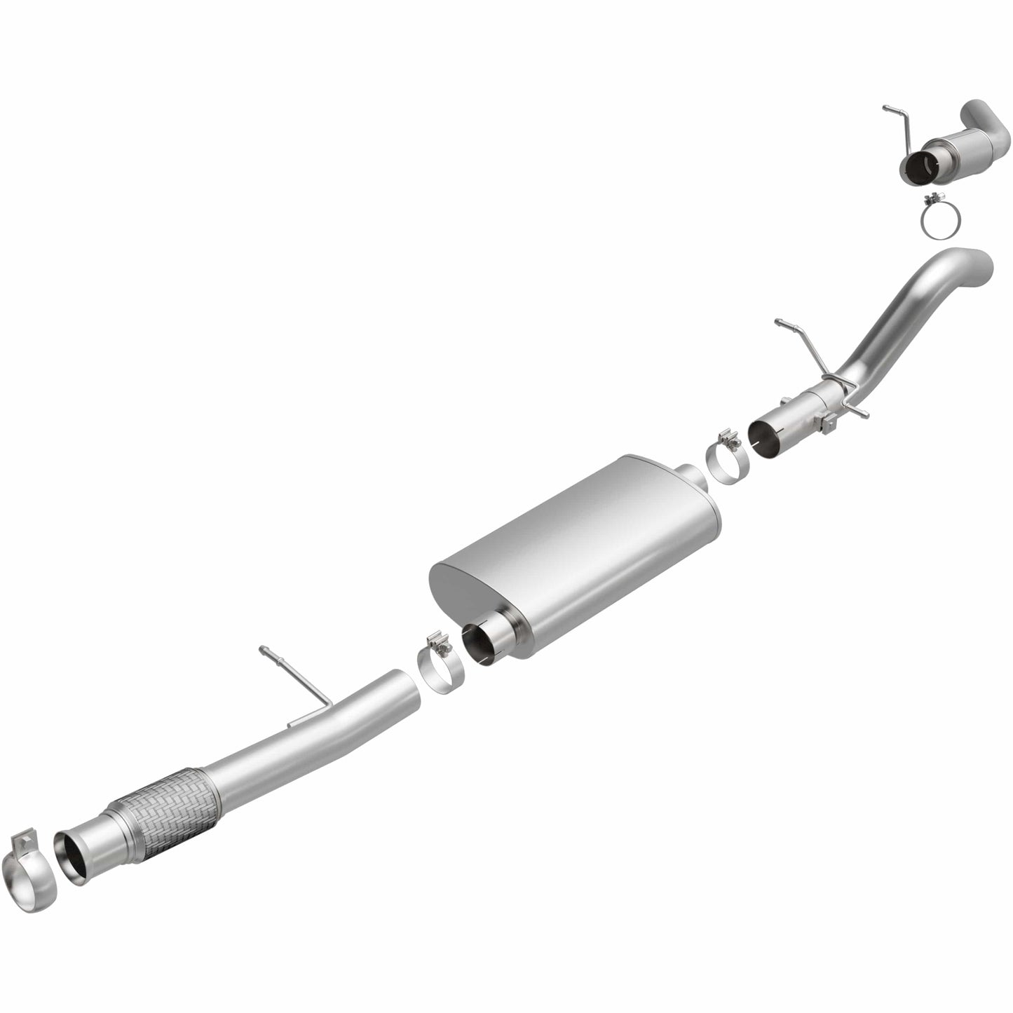 BRExhaust Direct-Fit Replacement Exhaust System 106-0838