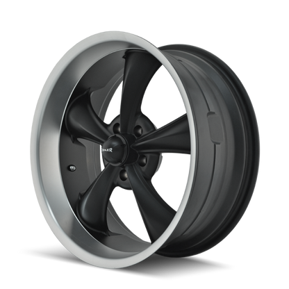Ridler Wheels 695 Matte Black Machined | 18x8" +0mm | 5x127mm Wheel