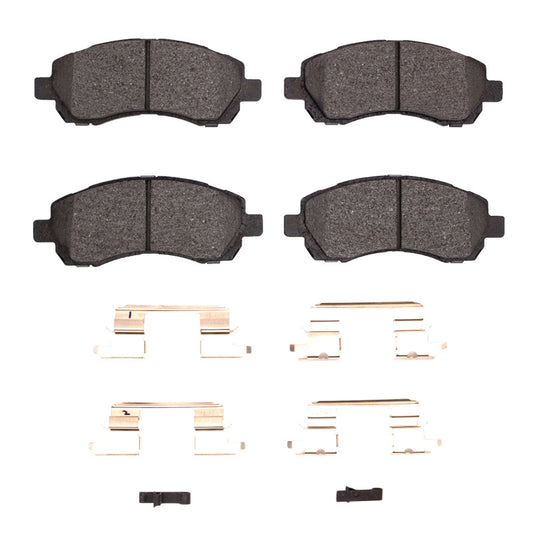 D&F 97-00 Impreza/Legacy HybriDynamic Front Brake Pads & Hardware (4000-0722-01)