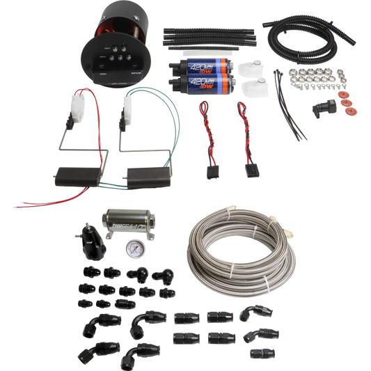 DeatschWerks 92-06 BMW 3-Series E36/E46 X2 Module with DW420 Pumps and PTFE Plumbing Kit